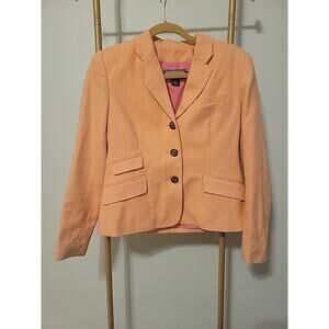 Vineyard Vines By Shep & Ian Women's Size 2 Orange Herringbone Derby Preppy